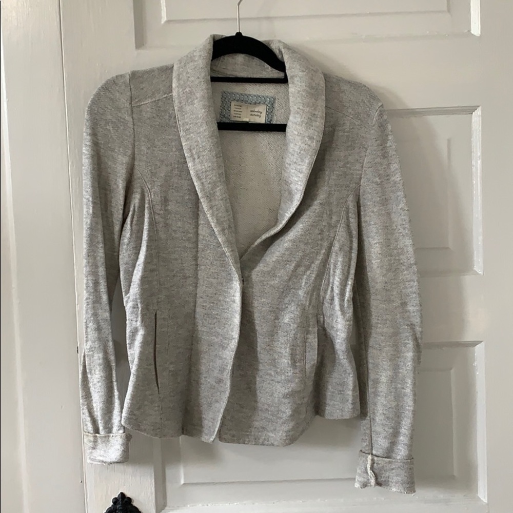 Anthropologie Sweatshirt Blazer